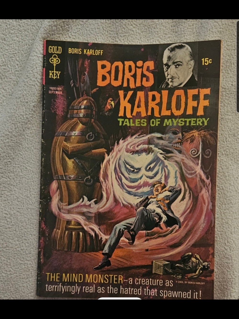 BORIS KARLOFF comic VINTAGE gold Key 1969 #27 Raw Grade 5-8.5 6 In CGC Census